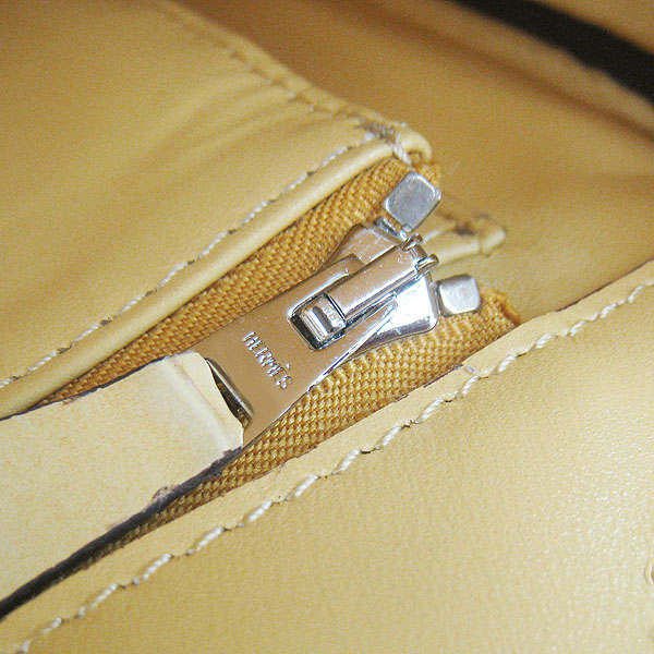 High Quality Fake Hermes Birkin 35CM Crocodile Veins Leather Bag Yellow 6089 - Click Image to Close